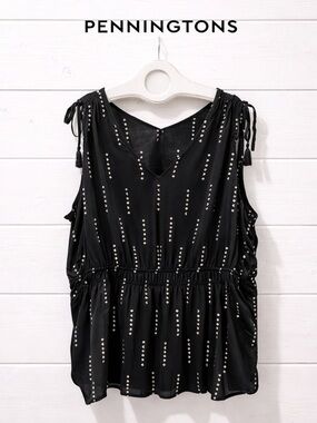 PENNINGTONS – Black Top 3X (NWT)